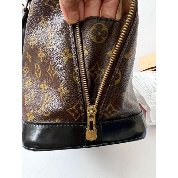 Authentic Louis Vuitton Vintage Monogram Alma PM Handbag CUSTOM PAINTED - Picture 10 of 16
